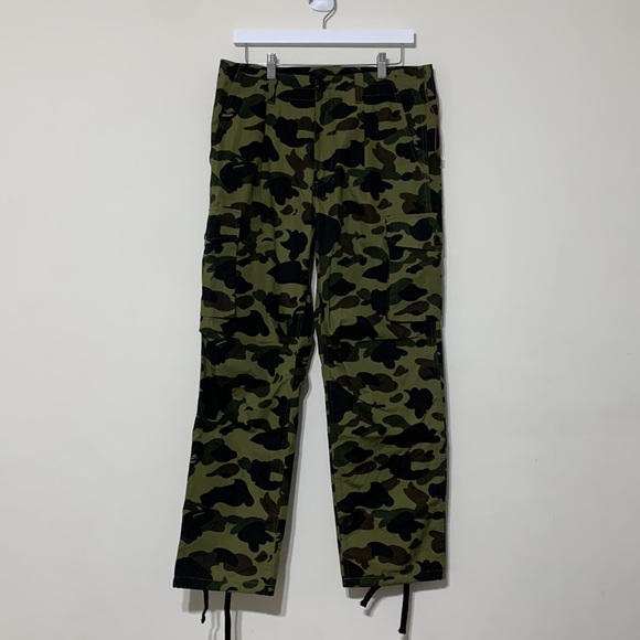 π₯ BAPE 1st Camo Cargo Pants Medium NWOT - Picture 6 of 7